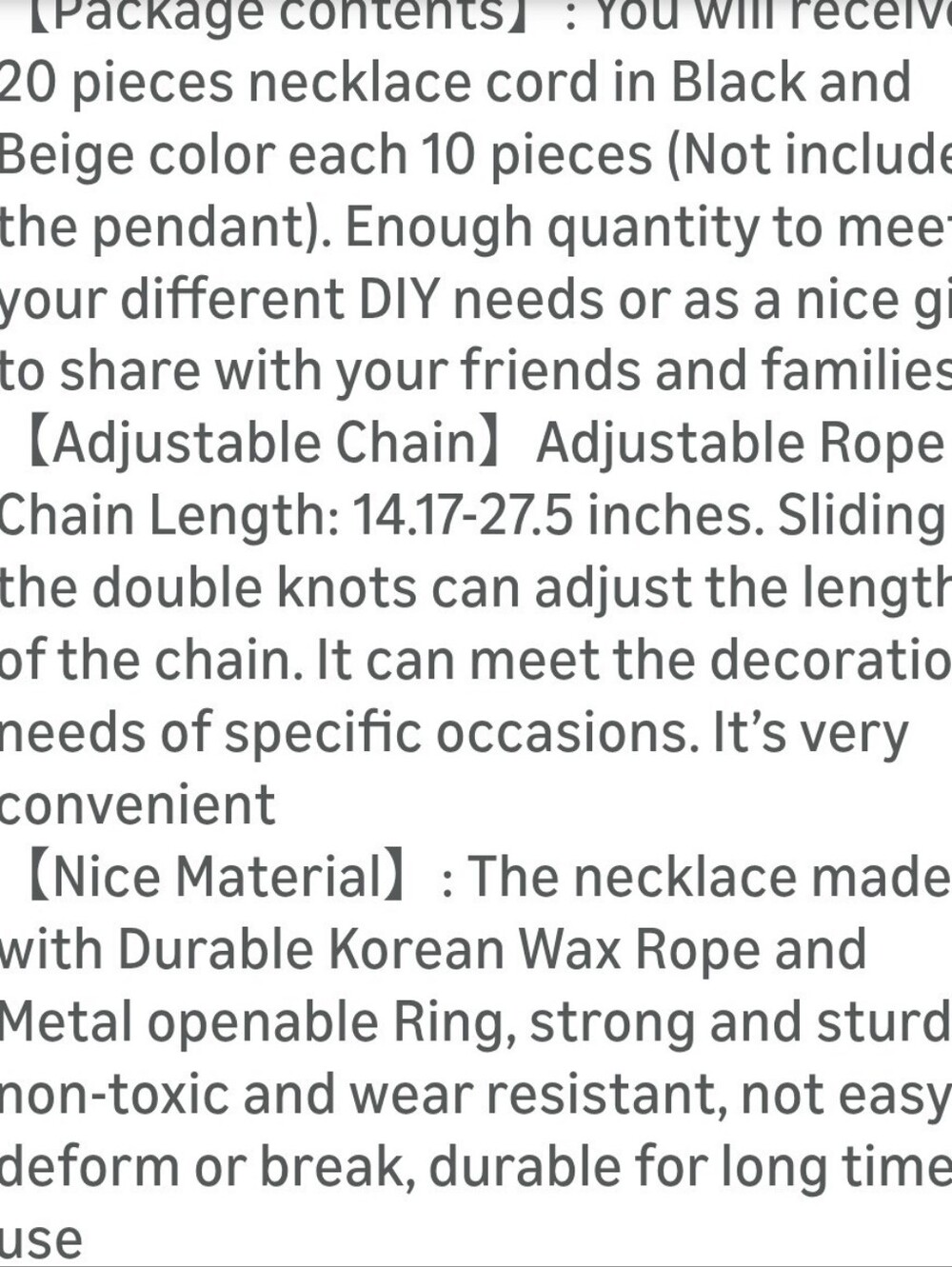 Toothless Adjustable Rope Necklace - Picture 7 of 7